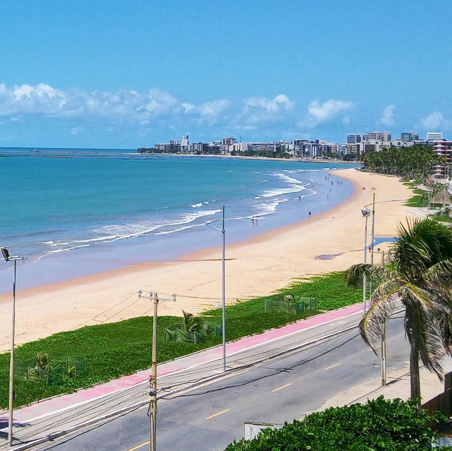 Flat Em Hotel De Luxo Beira Mar Da Grife Ritz Suites Com Vista Ampla Para Todo O Mar Da Cruz Das Almas, Jatiuca E Ponta Verde, Com Toda Estrutura De Um Hotel Lindo E Arrojado, Academia, Piscina E Muito Mais, Venha Viver Essa Experiencia Incrivel! Maceio  Bagian luar foto